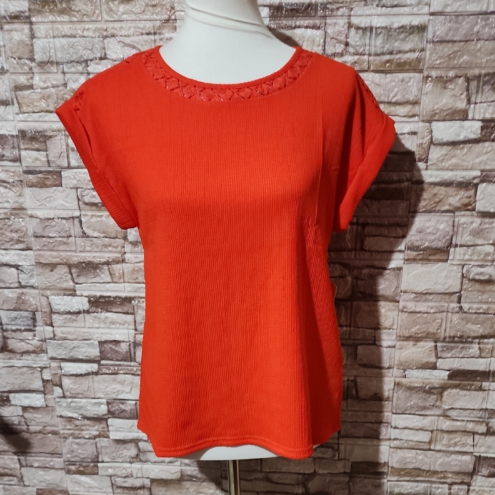Flower & Feather Brand New Red Blouse
